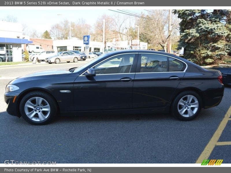 Dark Graphite Metallic II / Cinnamon Brown 2013 BMW 5 Series 528i xDrive Sedan