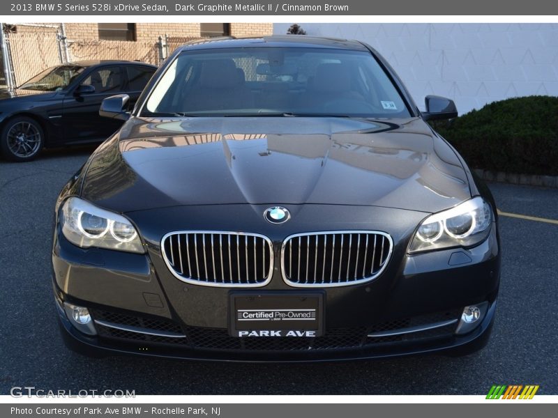 Dark Graphite Metallic II / Cinnamon Brown 2013 BMW 5 Series 528i xDrive Sedan