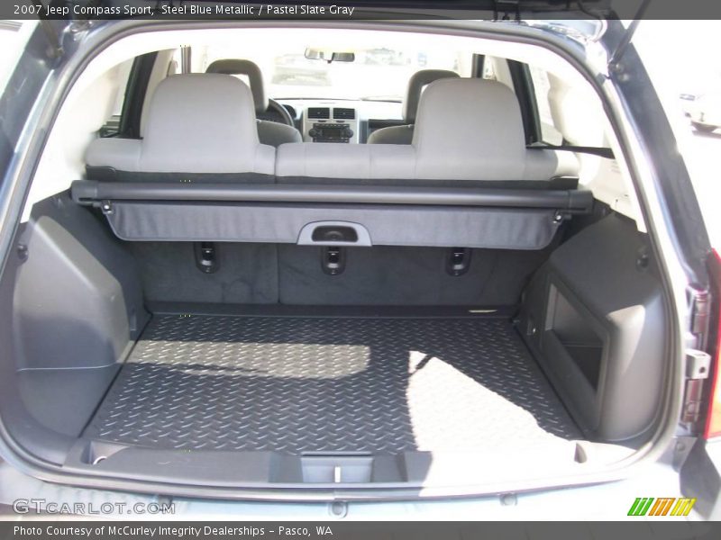 Steel Blue Metallic / Pastel Slate Gray 2007 Jeep Compass Sport