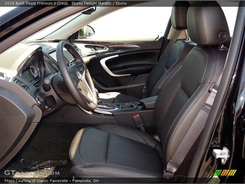 Ebony Twilight Metallic / Ebony 2016 Buick Regal Premium II Group