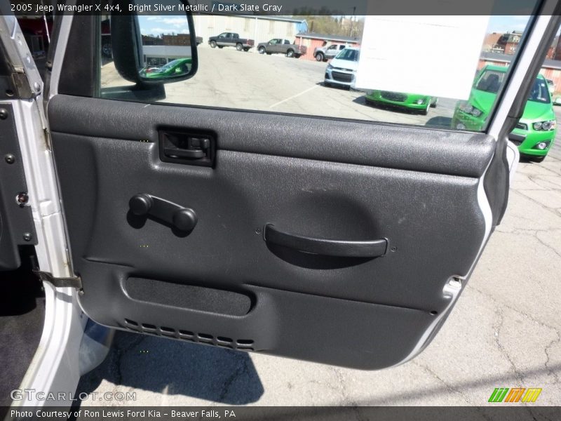 Bright Silver Metallic / Dark Slate Gray 2005 Jeep Wrangler X 4x4