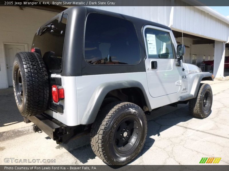 Bright Silver Metallic / Dark Slate Gray 2005 Jeep Wrangler X 4x4