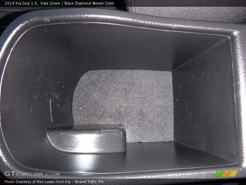 Kale Green / Black Diamond Woven Cloth 2014 Kia Soul 1.6
