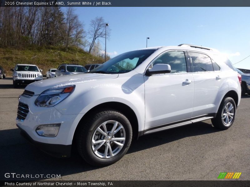 Summit White / Jet Black 2016 Chevrolet Equinox LT AWD