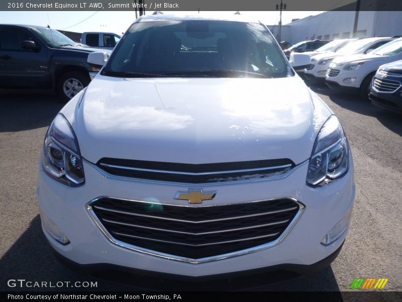 Summit White / Jet Black 2016 Chevrolet Equinox LT AWD