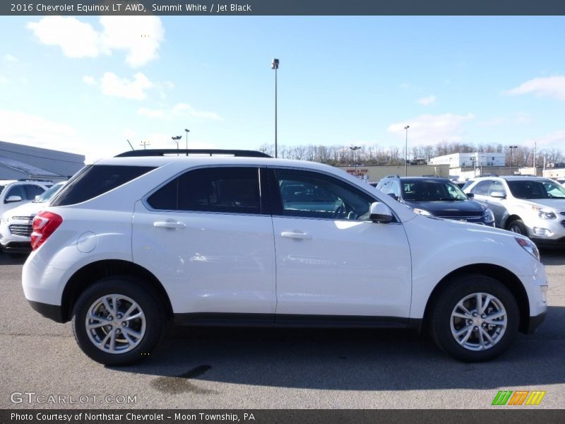 Summit White / Jet Black 2016 Chevrolet Equinox LT AWD