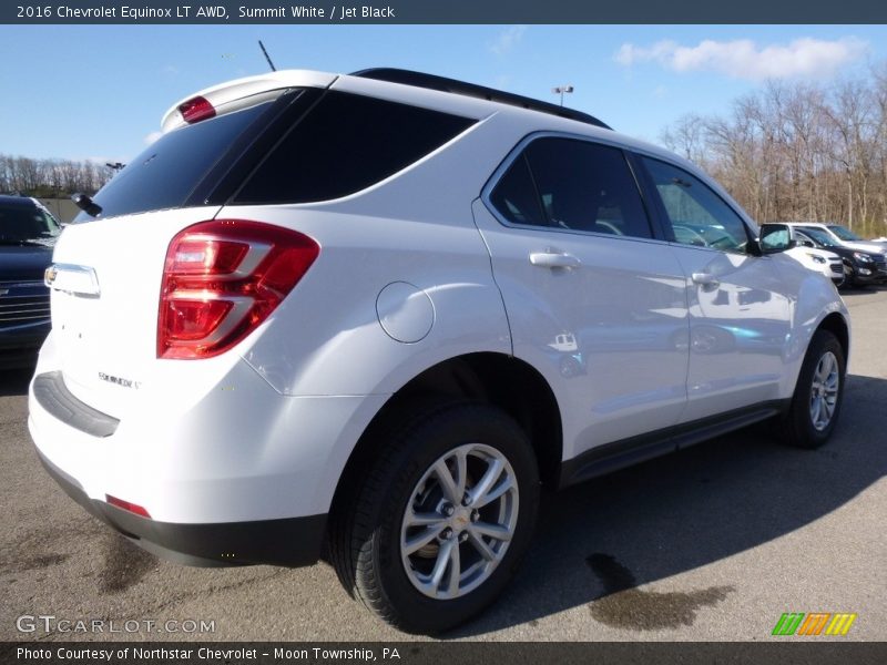 Summit White / Jet Black 2016 Chevrolet Equinox LT AWD