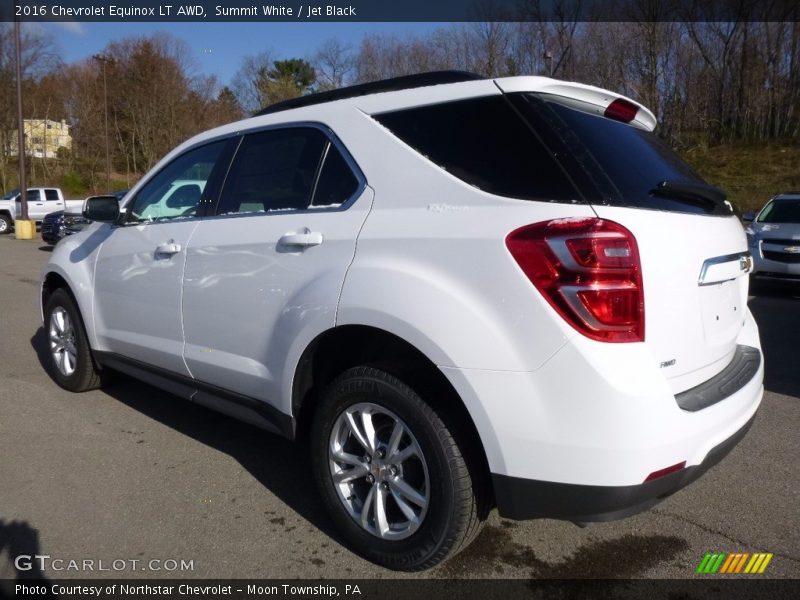Summit White / Jet Black 2016 Chevrolet Equinox LT AWD