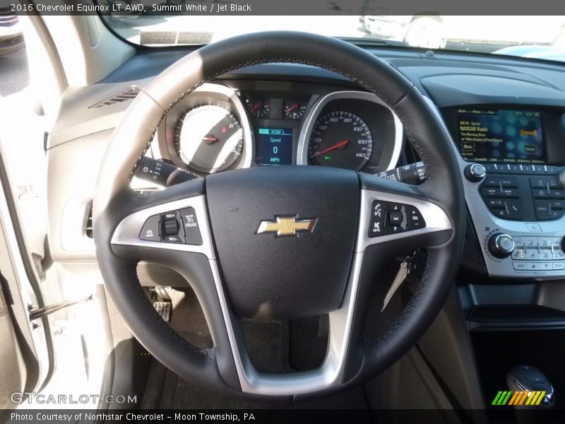Summit White / Jet Black 2016 Chevrolet Equinox LT AWD