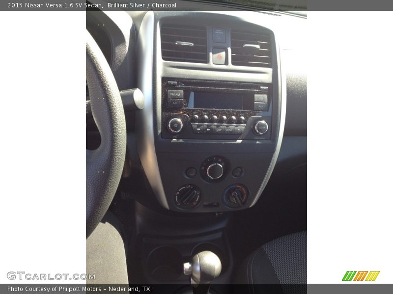 Brilliant Silver / Charcoal 2015 Nissan Versa 1.6 SV Sedan