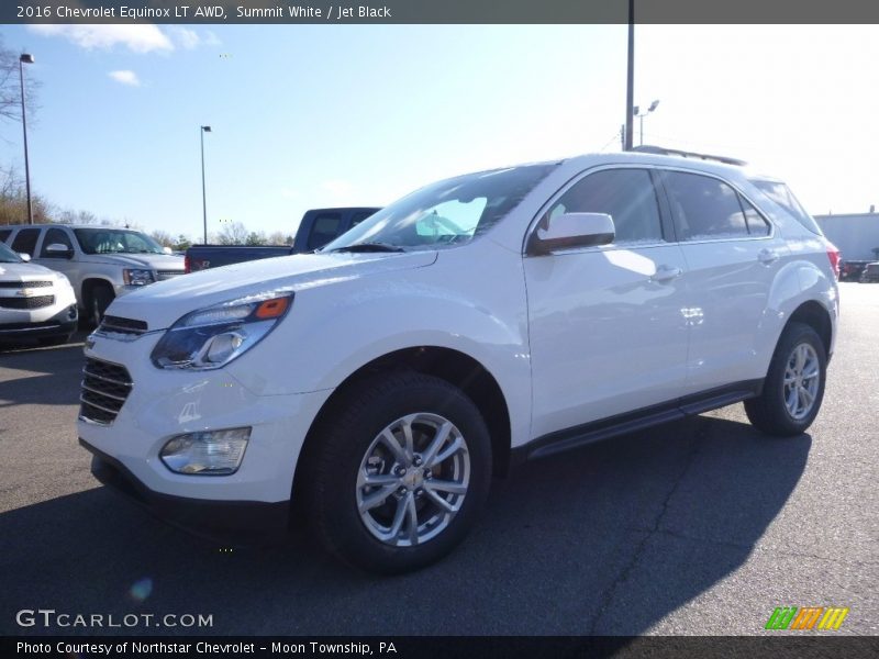 Summit White / Jet Black 2016 Chevrolet Equinox LT AWD