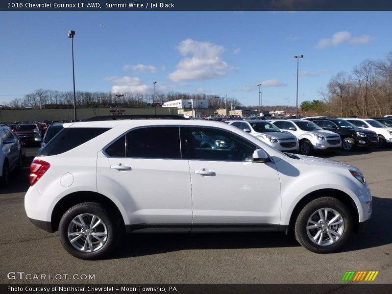 Summit White / Jet Black 2016 Chevrolet Equinox LT AWD