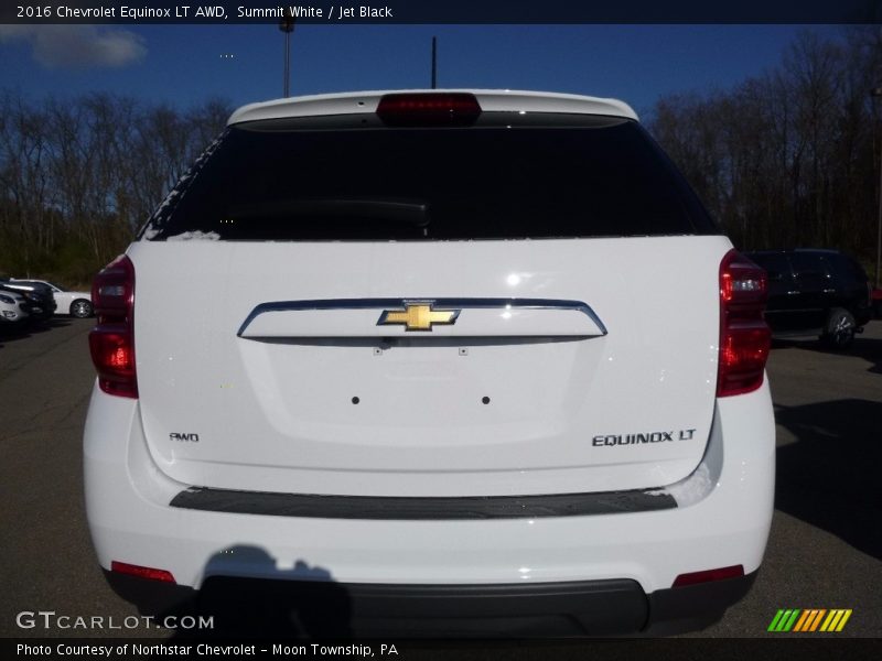 Summit White / Jet Black 2016 Chevrolet Equinox LT AWD