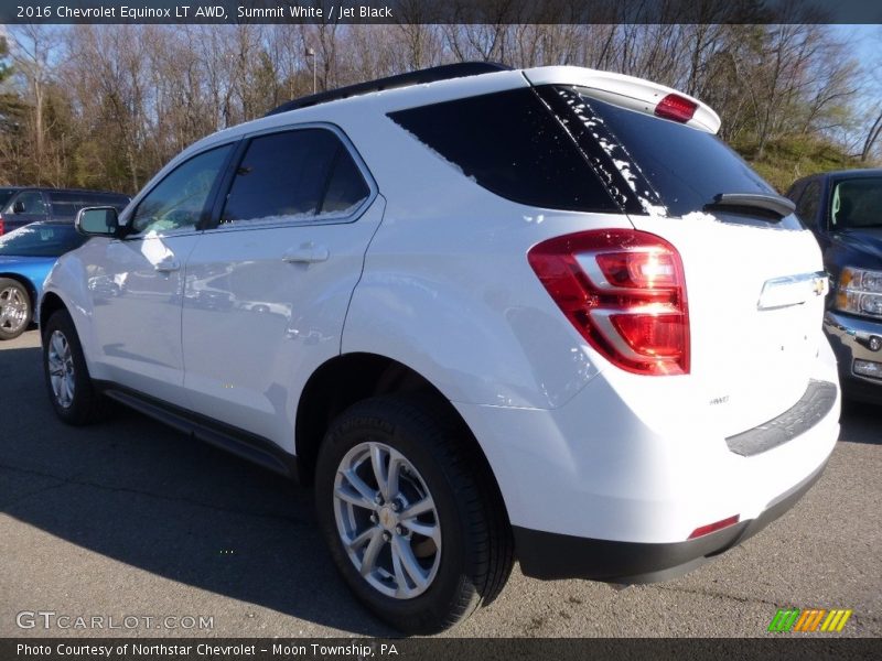 Summit White / Jet Black 2016 Chevrolet Equinox LT AWD