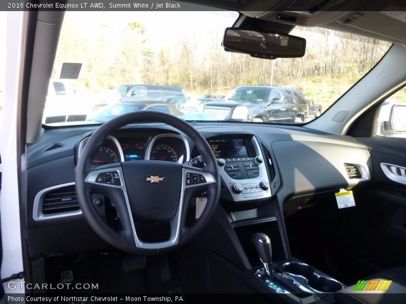 Summit White / Jet Black 2016 Chevrolet Equinox LT AWD