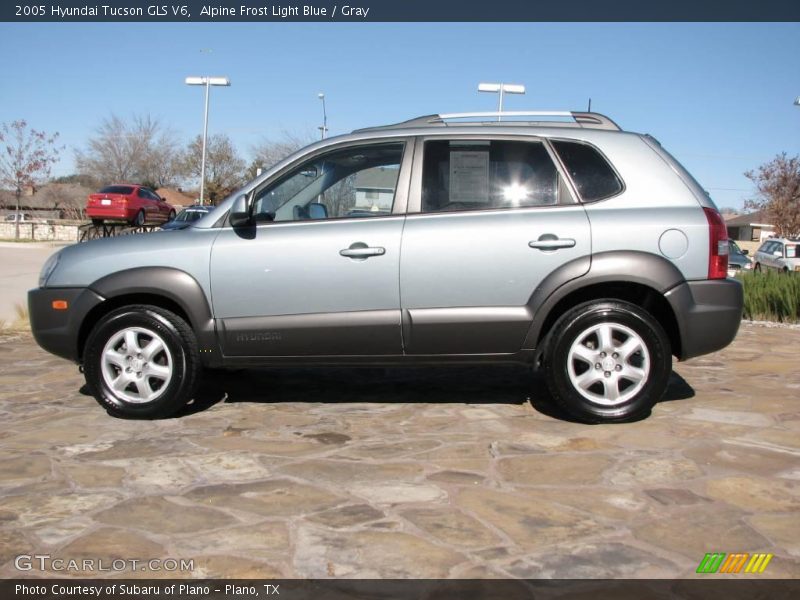 Alpine Frost Light Blue / Gray 2005 Hyundai Tucson GLS V6