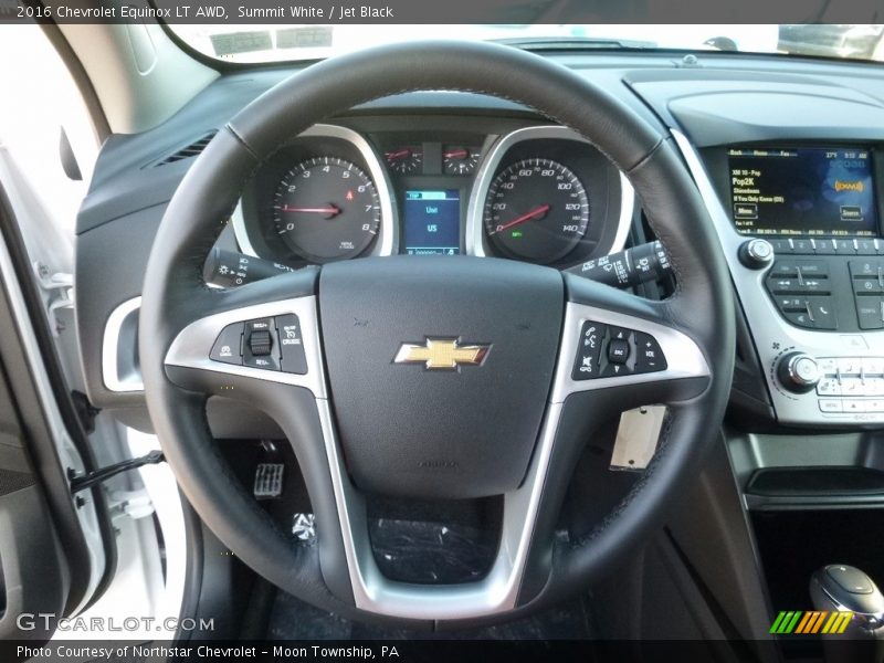 Summit White / Jet Black 2016 Chevrolet Equinox LT AWD