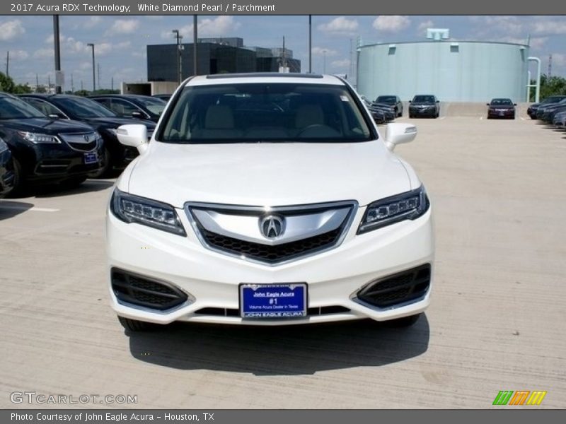 White Diamond Pearl / Parchment 2017 Acura RDX Technology