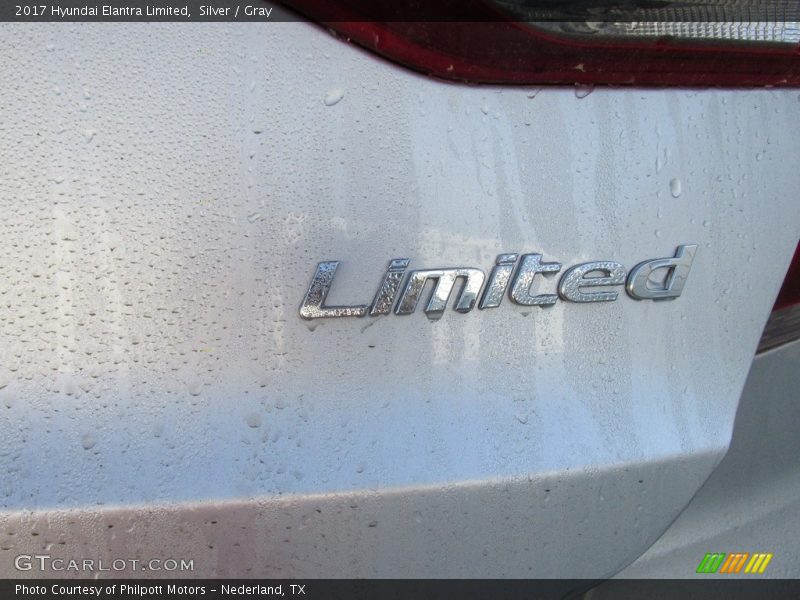 Silver / Gray 2017 Hyundai Elantra Limited