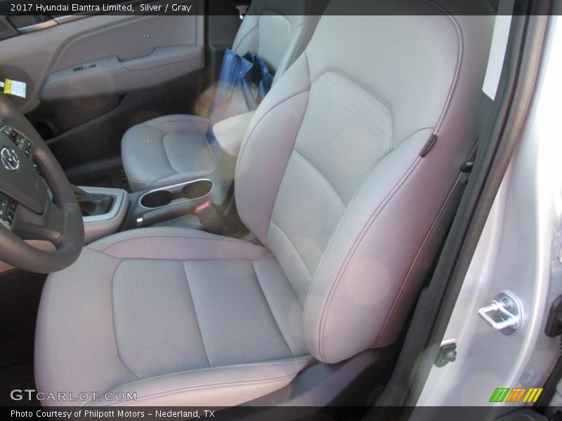 Silver / Gray 2017 Hyundai Elantra Limited