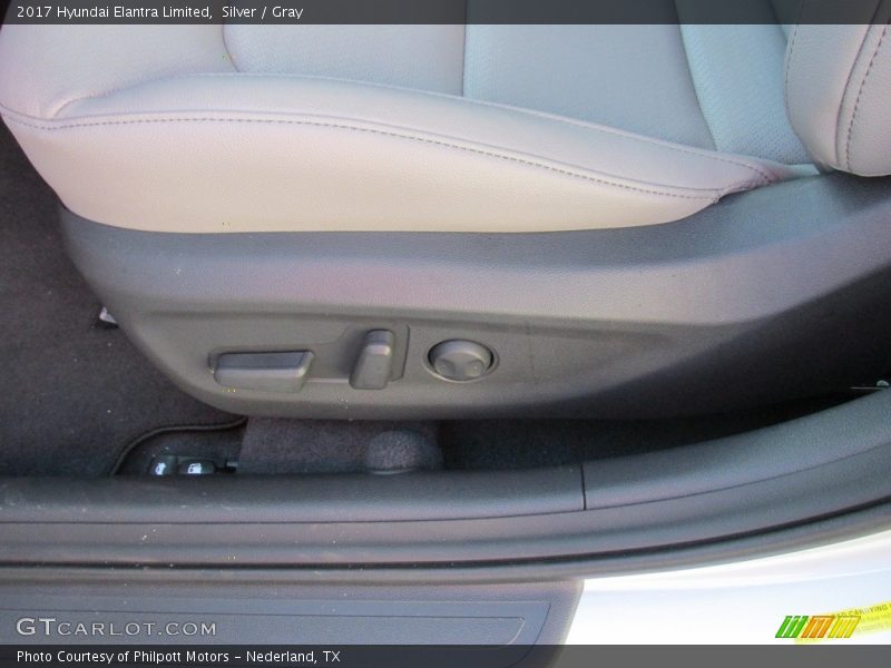 Silver / Gray 2017 Hyundai Elantra Limited