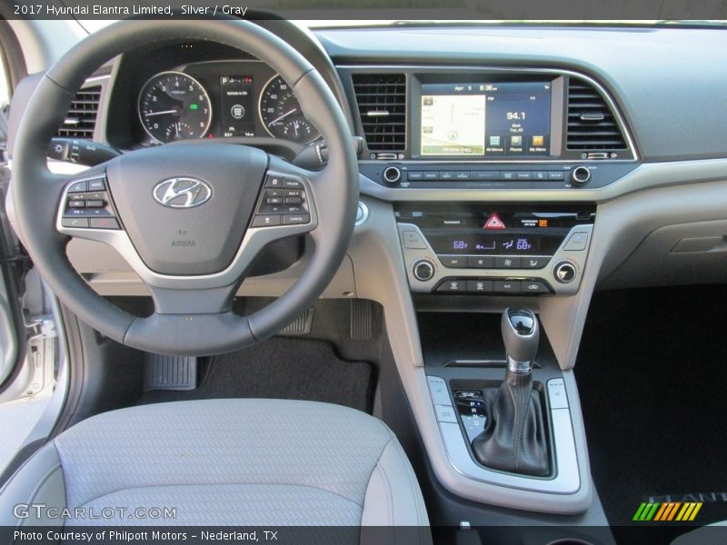 Silver / Gray 2017 Hyundai Elantra Limited