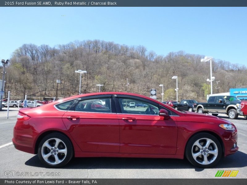  2015 Fusion SE AWD Ruby Red Metallic