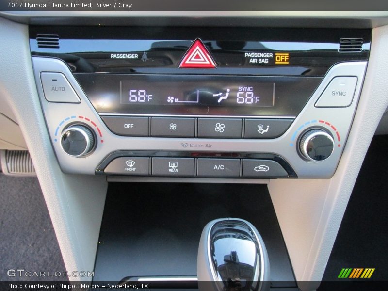 Silver / Gray 2017 Hyundai Elantra Limited