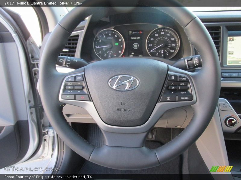 Silver / Gray 2017 Hyundai Elantra Limited