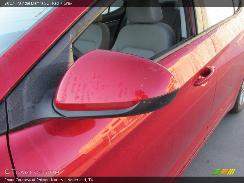 Red / Gray 2017 Hyundai Elantra SE