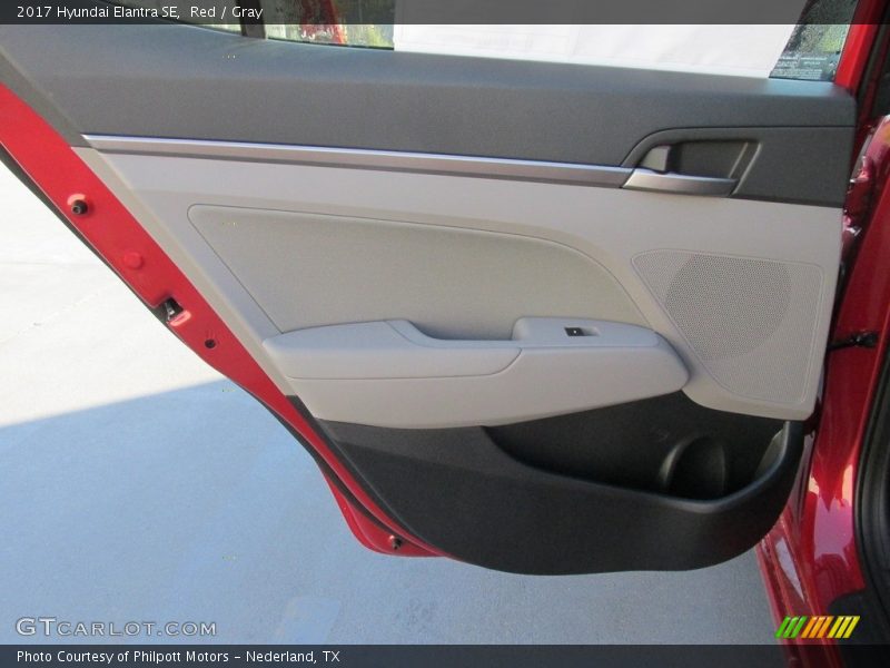 Red / Gray 2017 Hyundai Elantra SE