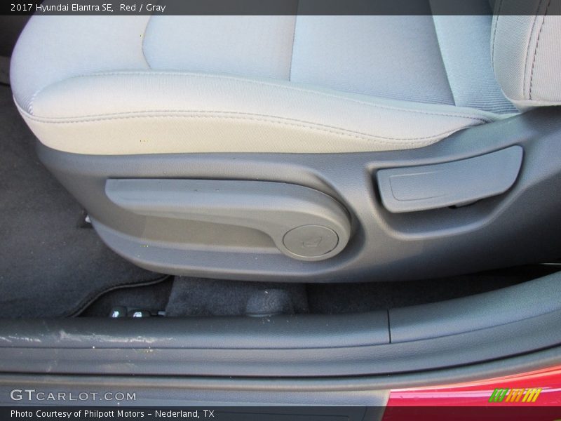Red / Gray 2017 Hyundai Elantra SE