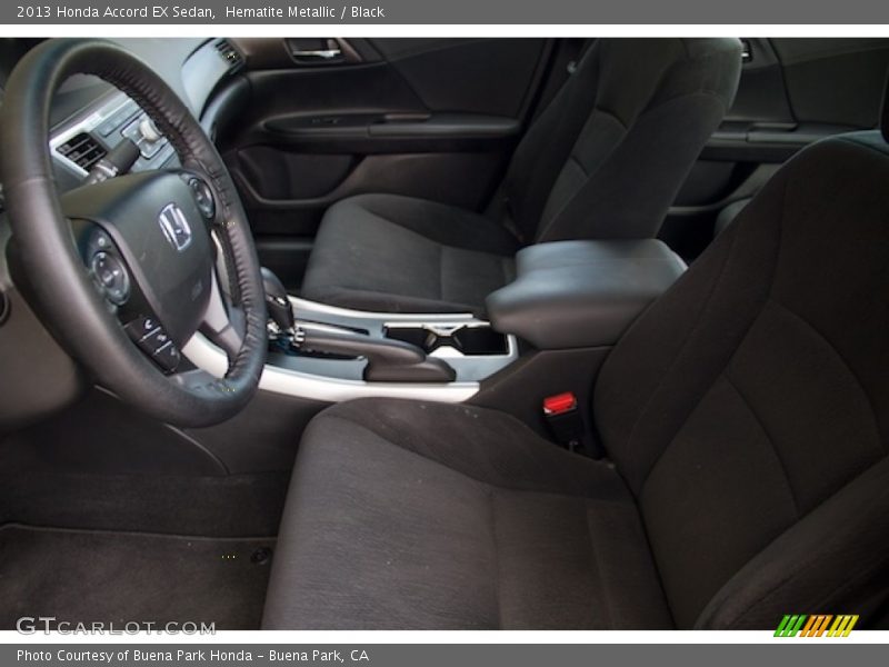 Hematite Metallic / Black 2013 Honda Accord EX Sedan