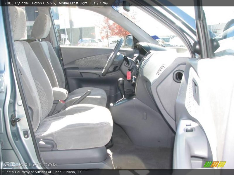 Alpine Frost Light Blue / Gray 2005 Hyundai Tucson GLS V6