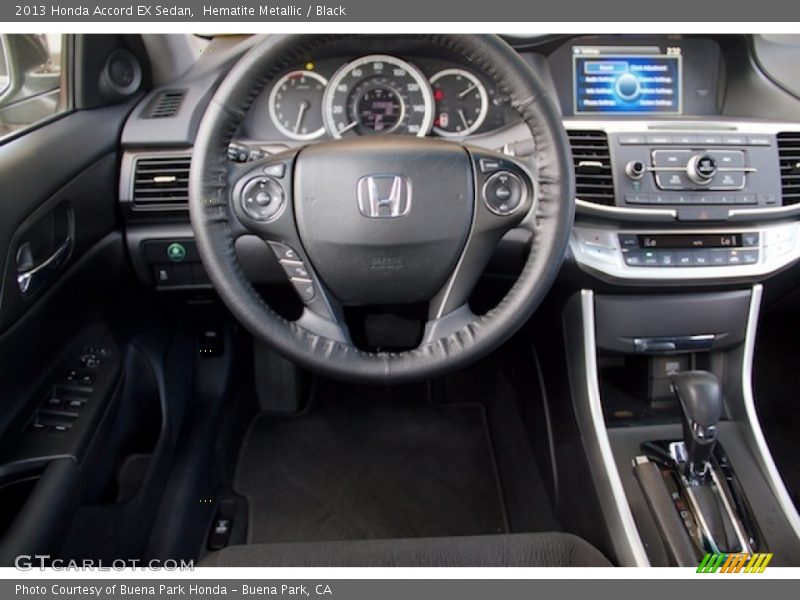 Hematite Metallic / Black 2013 Honda Accord EX Sedan