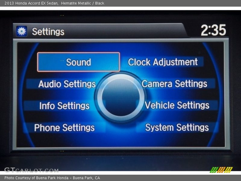 Hematite Metallic / Black 2013 Honda Accord EX Sedan