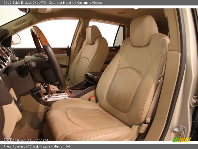 Gold Mist Metallic / Cashmere/Cocoa 2010 Buick Enclave CXL AWD