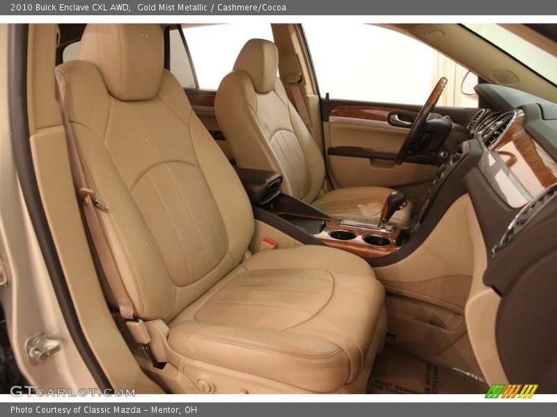 Gold Mist Metallic / Cashmere/Cocoa 2010 Buick Enclave CXL AWD