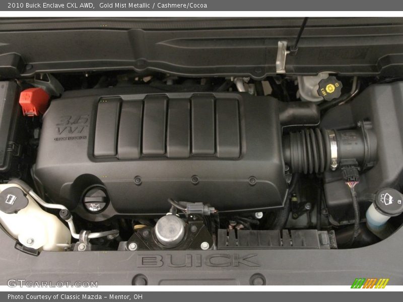 Gold Mist Metallic / Cashmere/Cocoa 2010 Buick Enclave CXL AWD