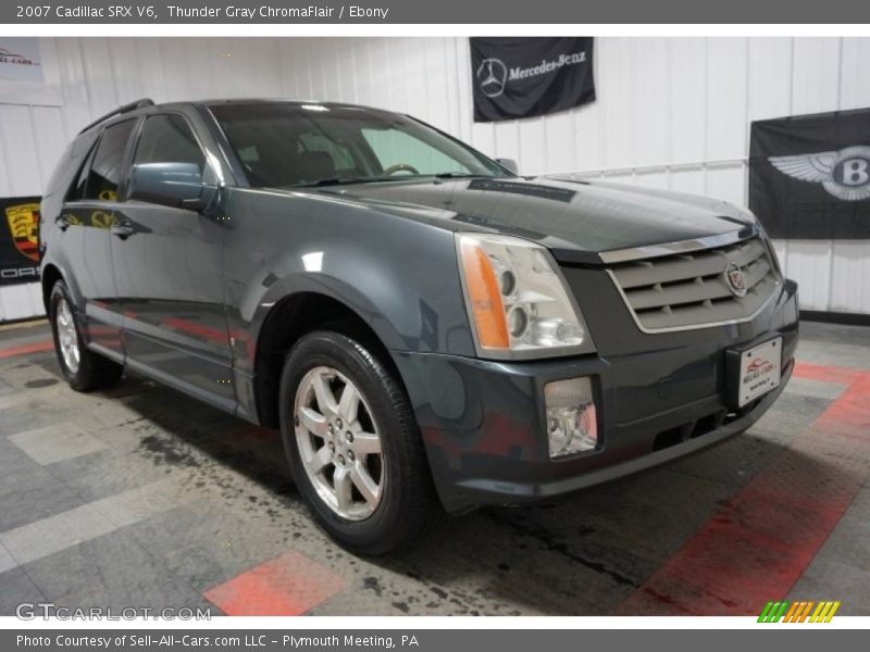 Thunder Gray ChromaFlair / Ebony 2007 Cadillac SRX V6