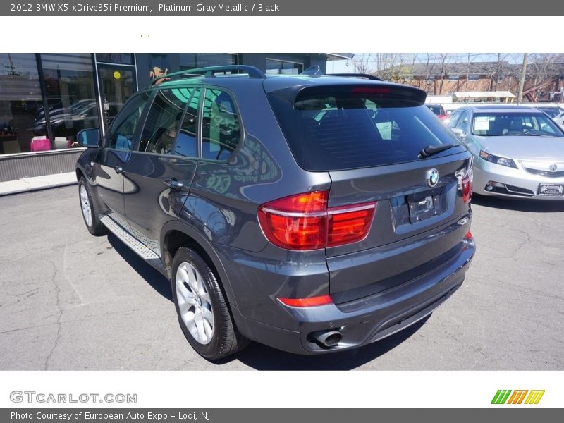 Platinum Gray Metallic / Black 2012 BMW X5 xDrive35i Premium