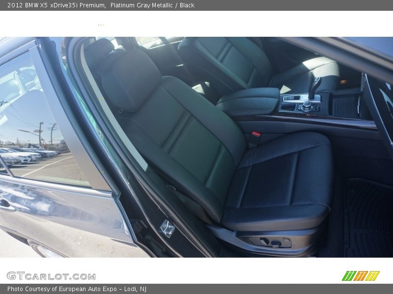 Platinum Gray Metallic / Black 2012 BMW X5 xDrive35i Premium