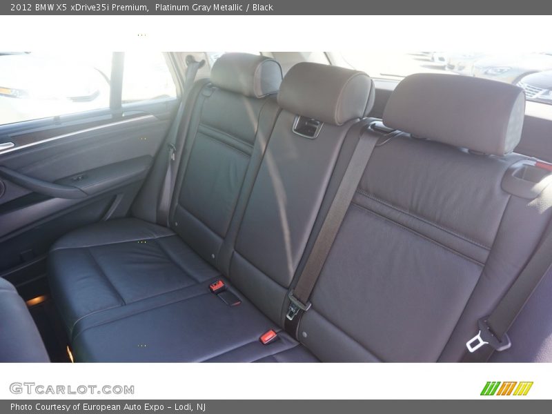 Platinum Gray Metallic / Black 2012 BMW X5 xDrive35i Premium