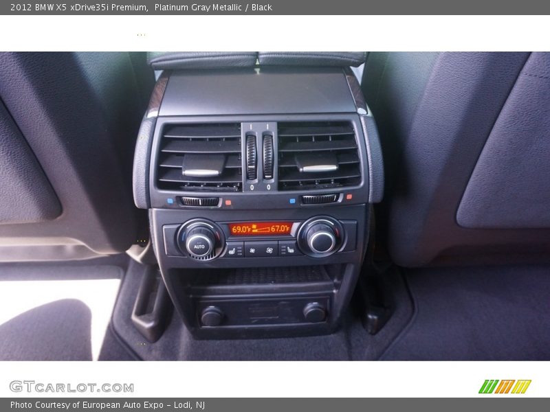 Platinum Gray Metallic / Black 2012 BMW X5 xDrive35i Premium