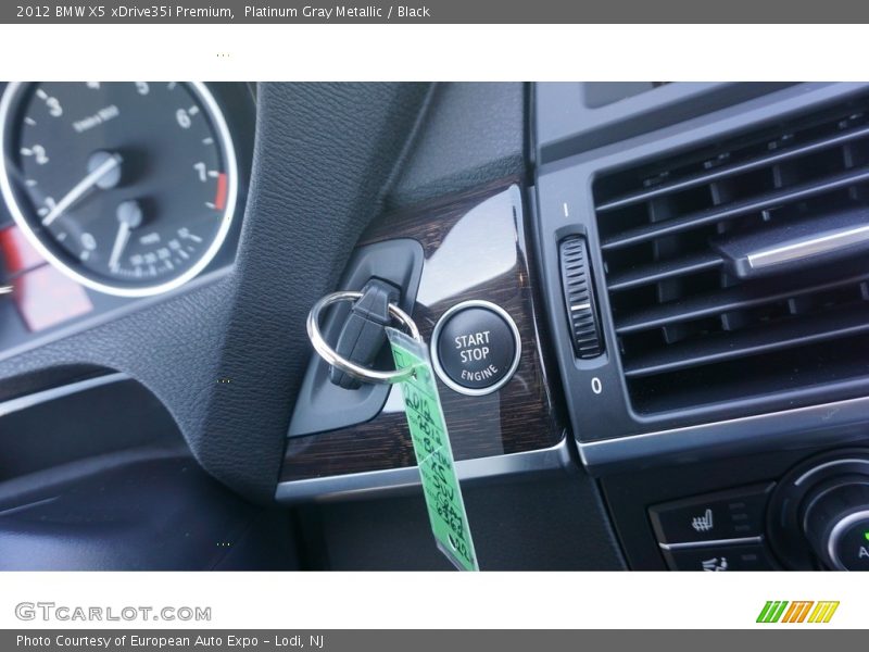 Platinum Gray Metallic / Black 2012 BMW X5 xDrive35i Premium