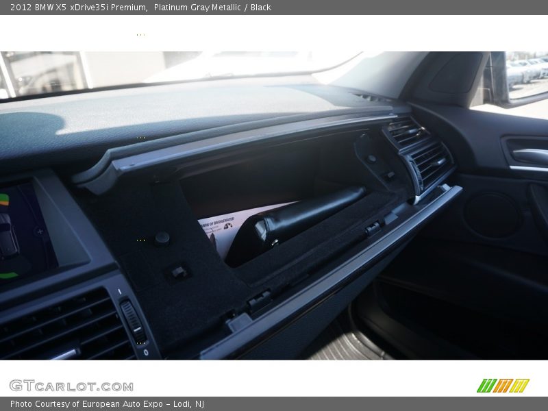 Platinum Gray Metallic / Black 2012 BMW X5 xDrive35i Premium