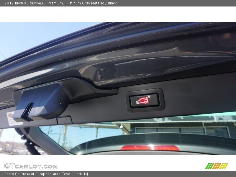 Platinum Gray Metallic / Black 2012 BMW X5 xDrive35i Premium