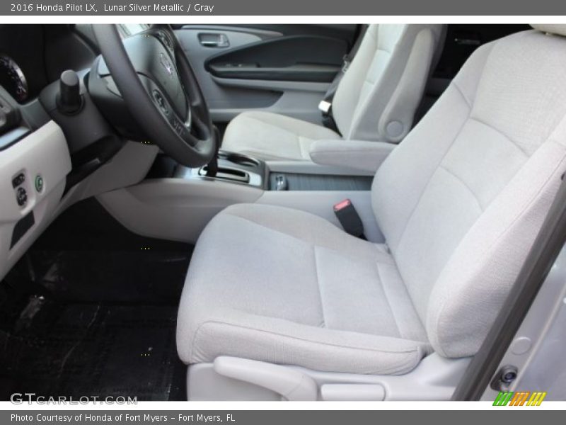 Lunar Silver Metallic / Gray 2016 Honda Pilot LX