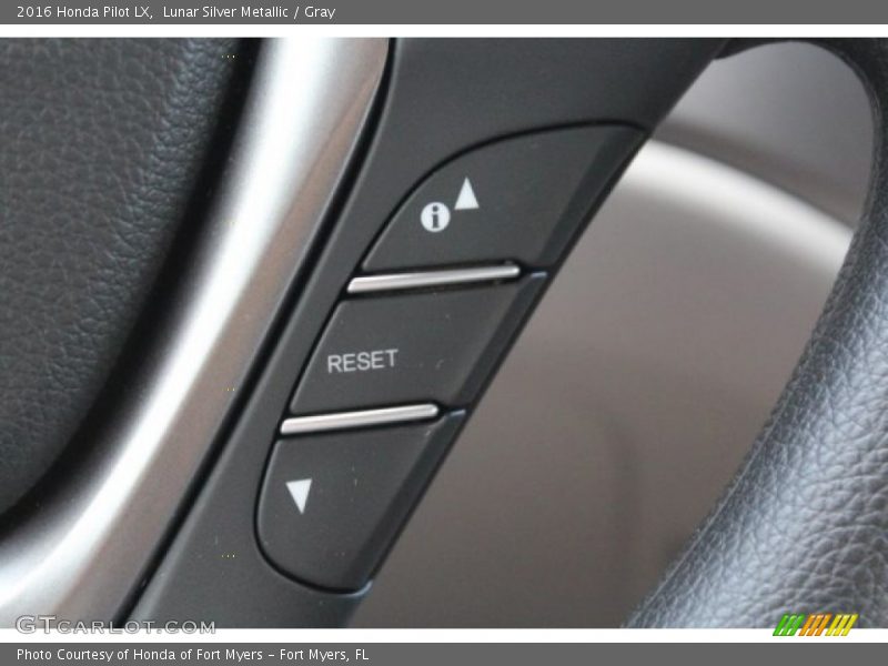 Lunar Silver Metallic / Gray 2016 Honda Pilot LX