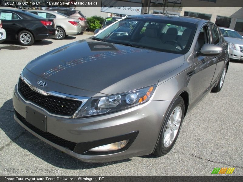 Titanium Silver Metallic / Beige 2013 Kia Optima LX